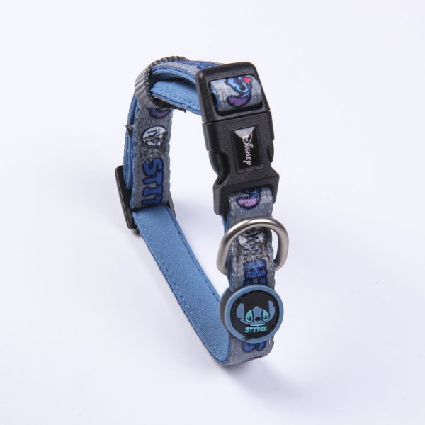 Image of For Fan Pets Stitch Premium Adult Dog Collar - Dark Blue, XS/S