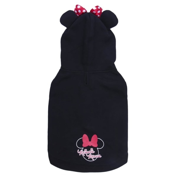 Image of For Fan Pets Cotton Brushed Minnie Dog Sweatshirt - Black, XS