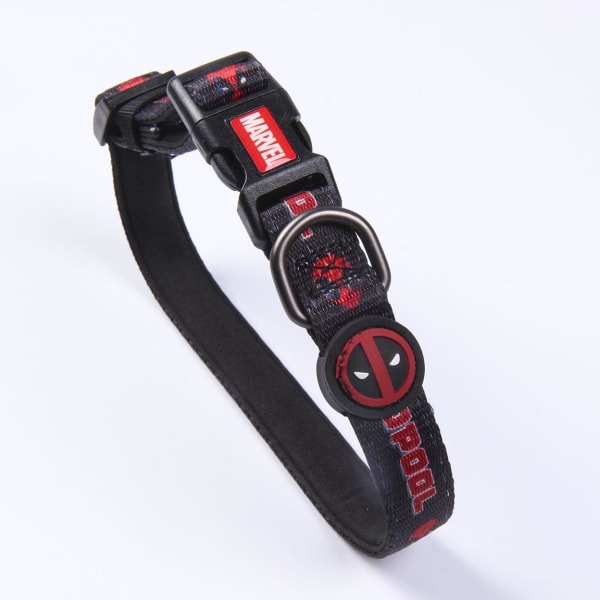 Image of For Fan Pets Premium Deadpool Adult Dog Collar - Black, M/L