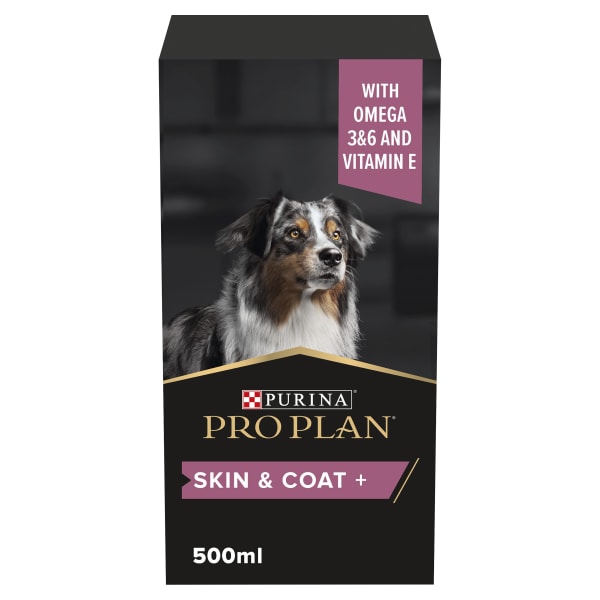 Image of Purina Pro Plan Skin & Coat Adult and Senior Supplement Oil for Dogs, 250ml
