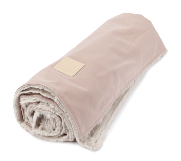 Image of FuzzYard Life Dog Blanket - Soft Blush, Large
