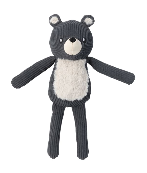 Image of FuzzYard Life Bear Dog Toy - Slate Grey, 1 Piece