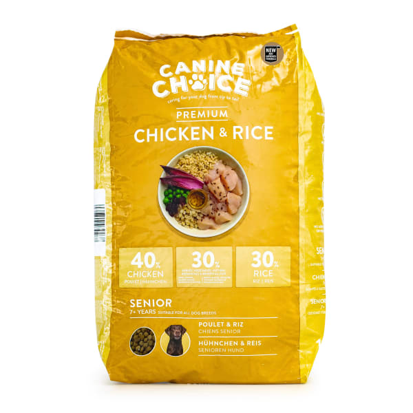 Image of Canine Choice Premium Senior Dry Dog Food - Chicken, 10kg - Chicken
